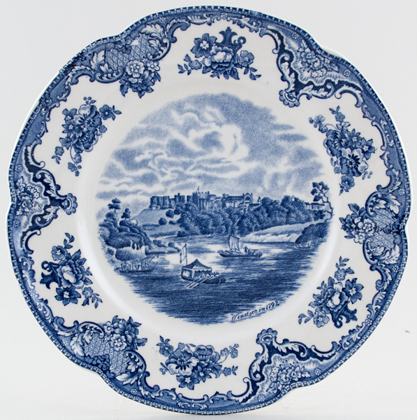 Plate Windsor Castle c1950s
